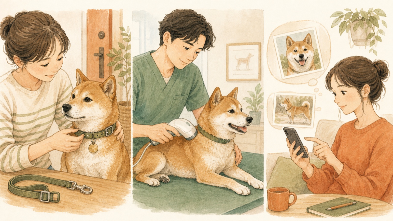 犬の鑑札・注射済票・マイクロチップを確認｜迷子対策