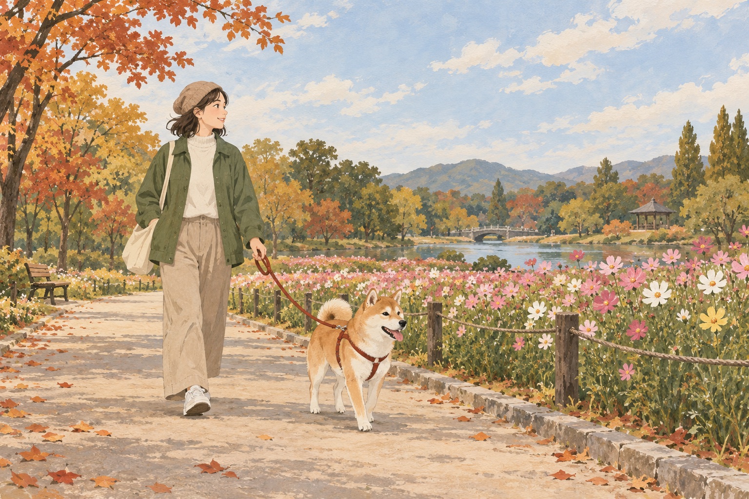 昭和記念公園のコスモスを犬と楽しむ｜2026年10月の散歩ガイド